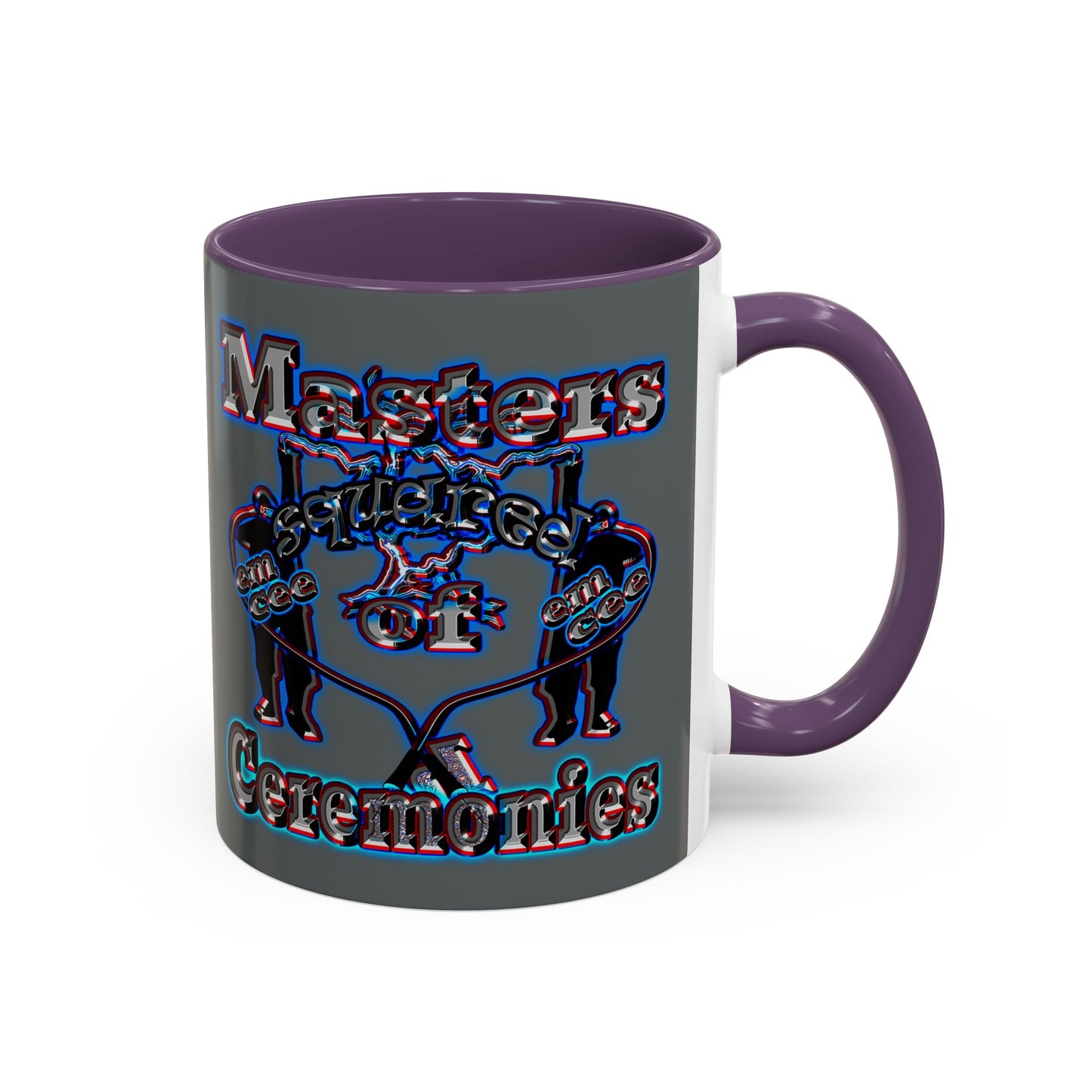 em cee squared - Accent Mug (dark grey)