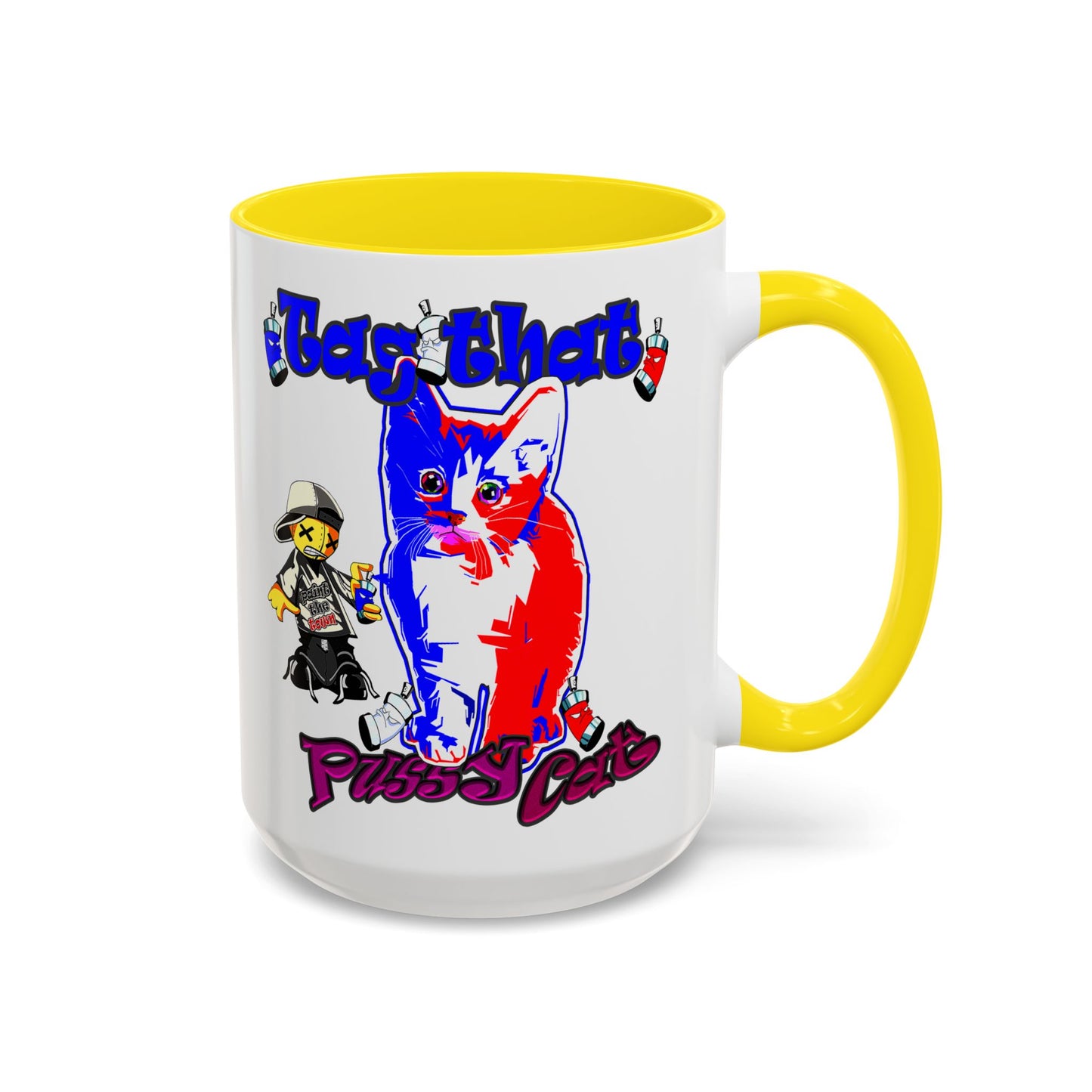 tag that - Accent Mug (white)