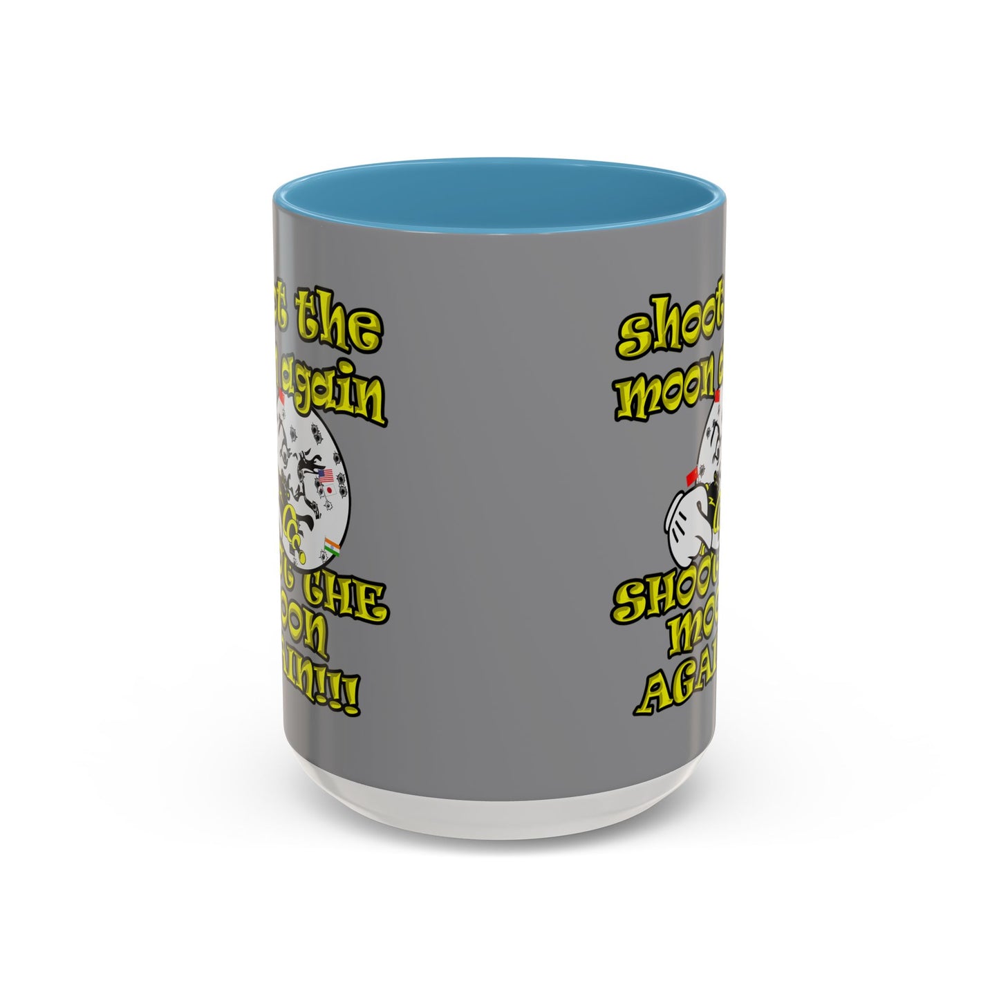 shoot the moon again - Accent Mug (grey)