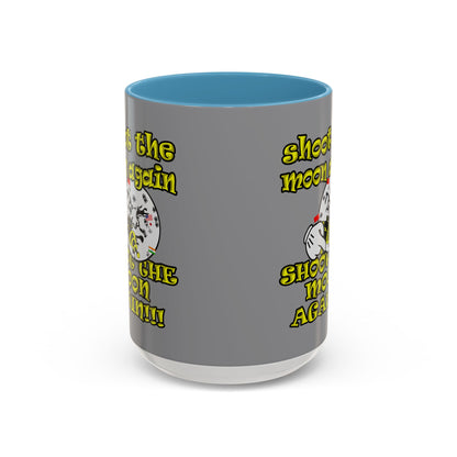 shoot the moon again - Accent Mug (grey)