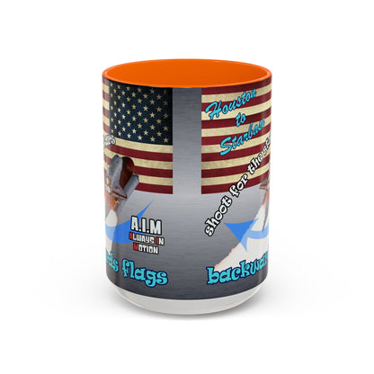 shoot for the stars - Accent Mug (brushed nickel)