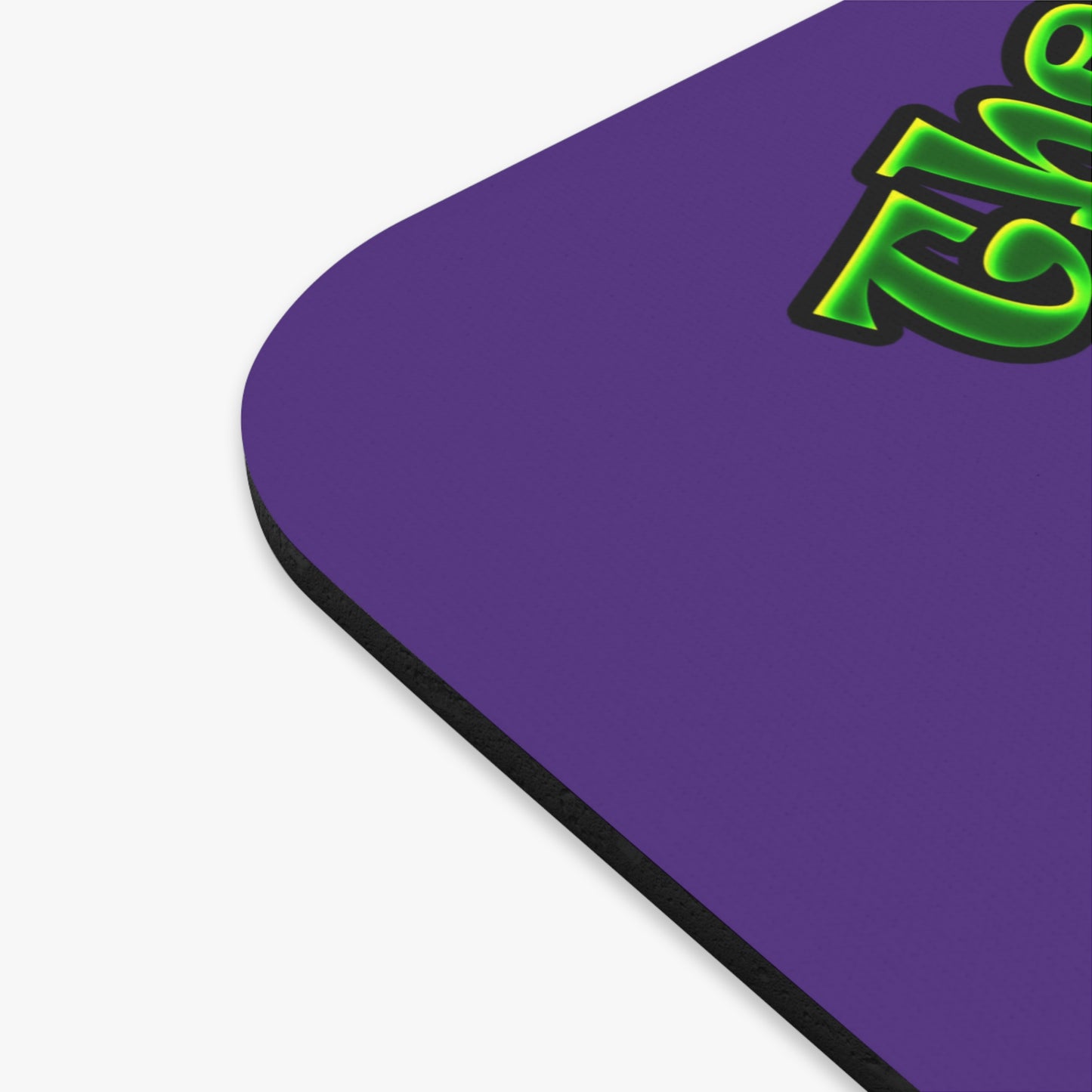 green monster - Mouse Pad (Rectangle) (purple)