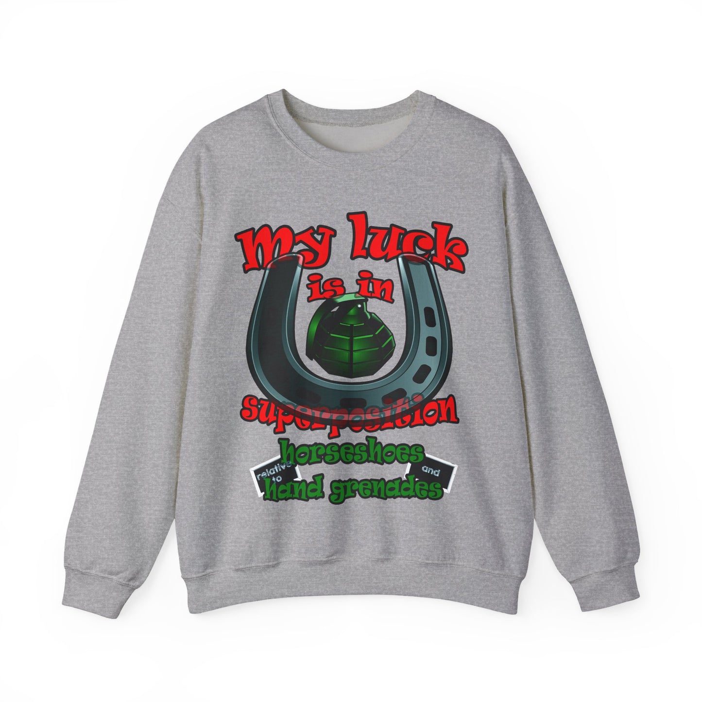 my luck - Unisex Heavy Blend™ Crewneck Sweatshirt