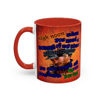 high noon - Accent Mug (burnt orange)