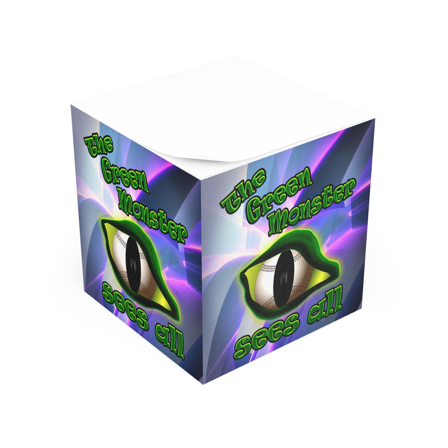 green monster - note cube (grey-pink wave)