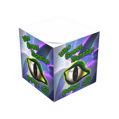green monster - note cube (grey-pink wave)