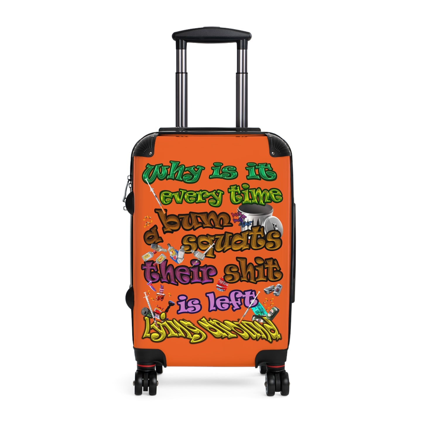 the bum's shit - Suitcase (orange)