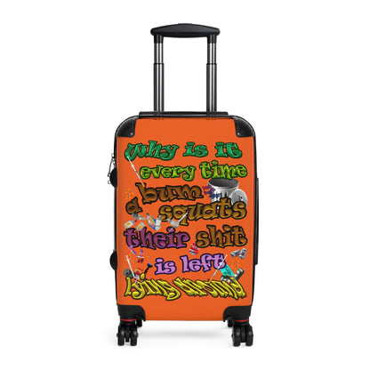 the bum's shit - Suitcase (orange)