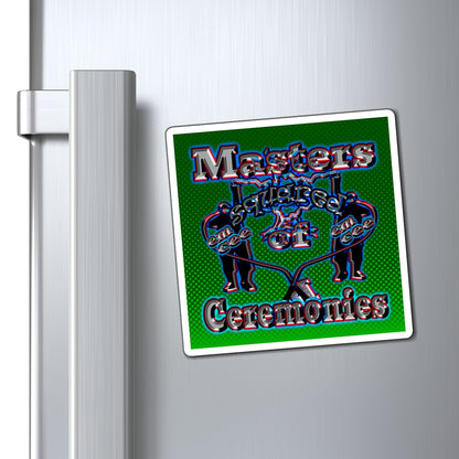 em cee squared - Magnets - (logo green)