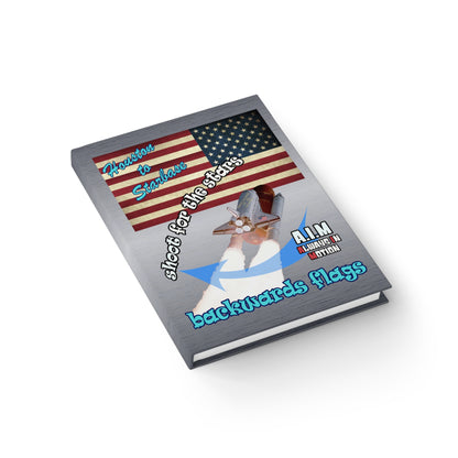 shoot for the stars - journal-blank (brushed nickel)