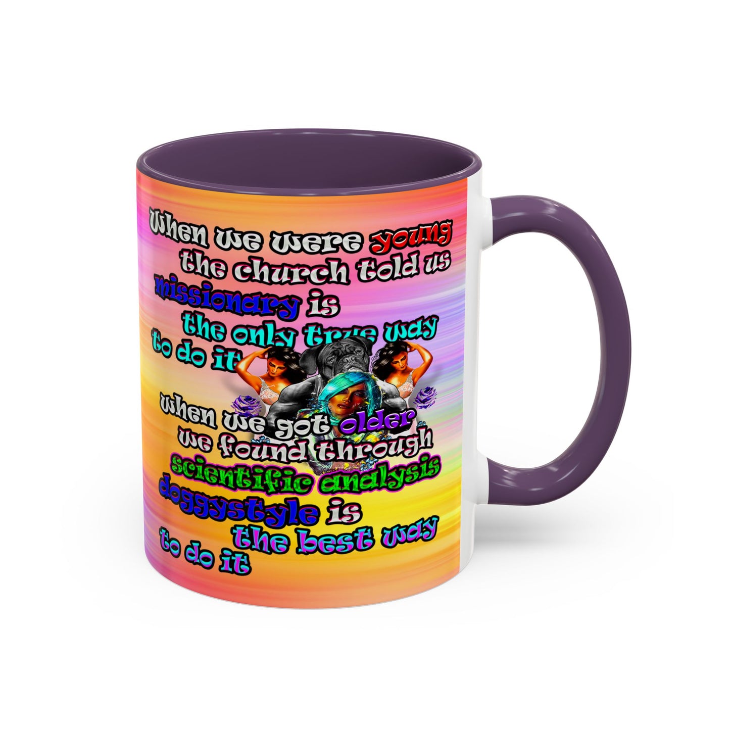 doggystyle - Accent Mug (color blur)