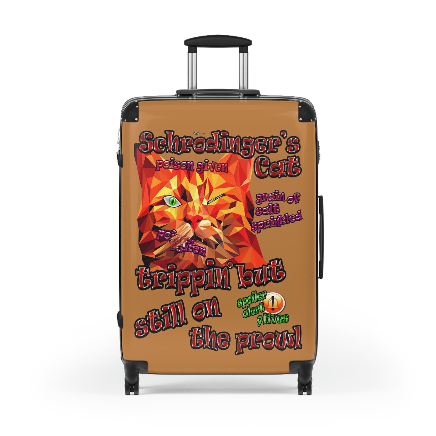 schrodinger's cat - Suitcase (light brown)