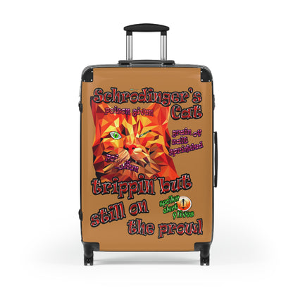 schrodinger's cat - Suitcase (light brown)