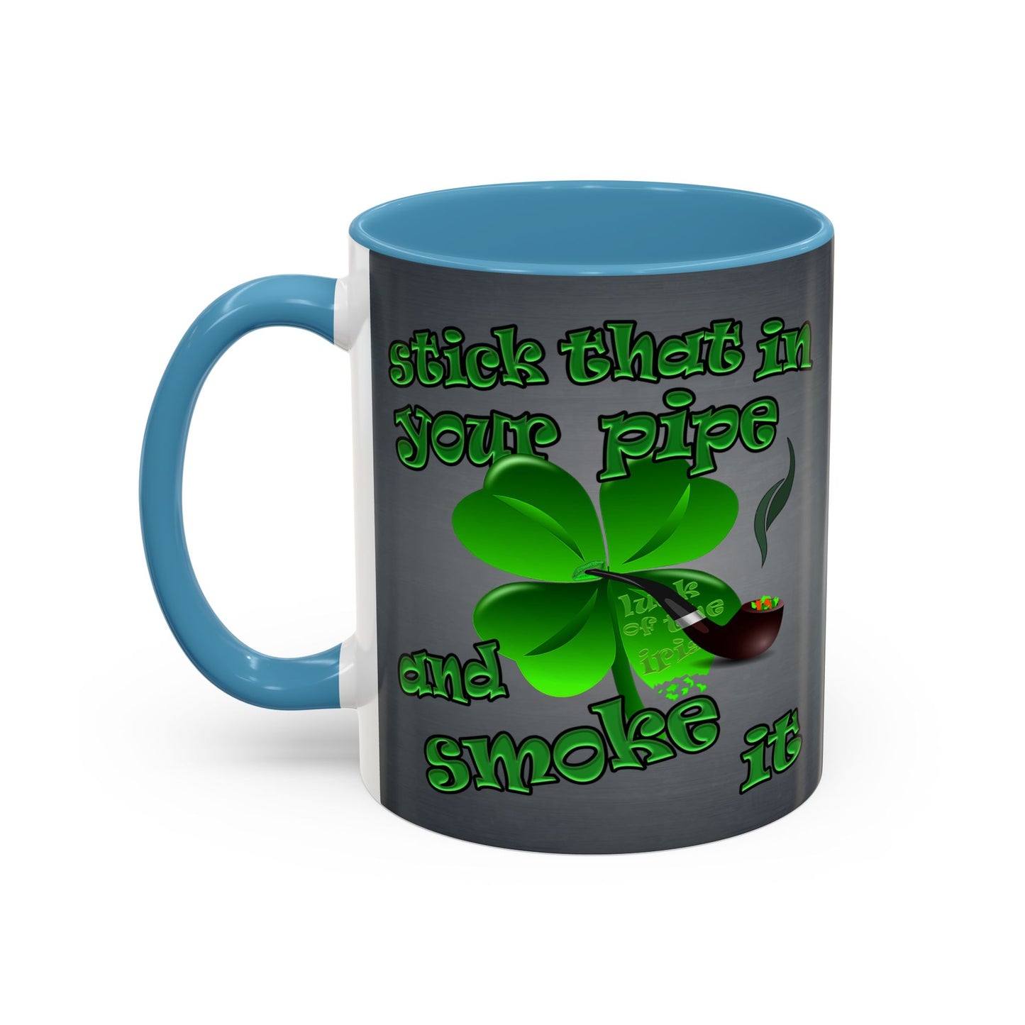 celtics logo - Accent Mug (grey-light grey)