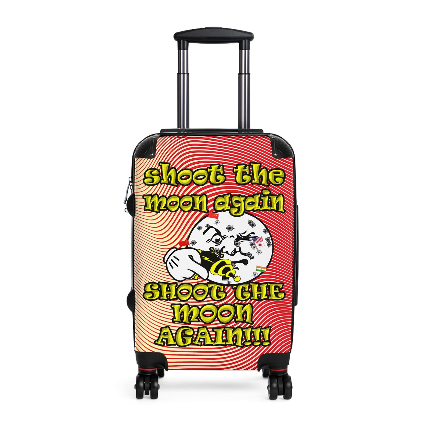 shoot the moon again - Suitcase (yellow-orange wave)