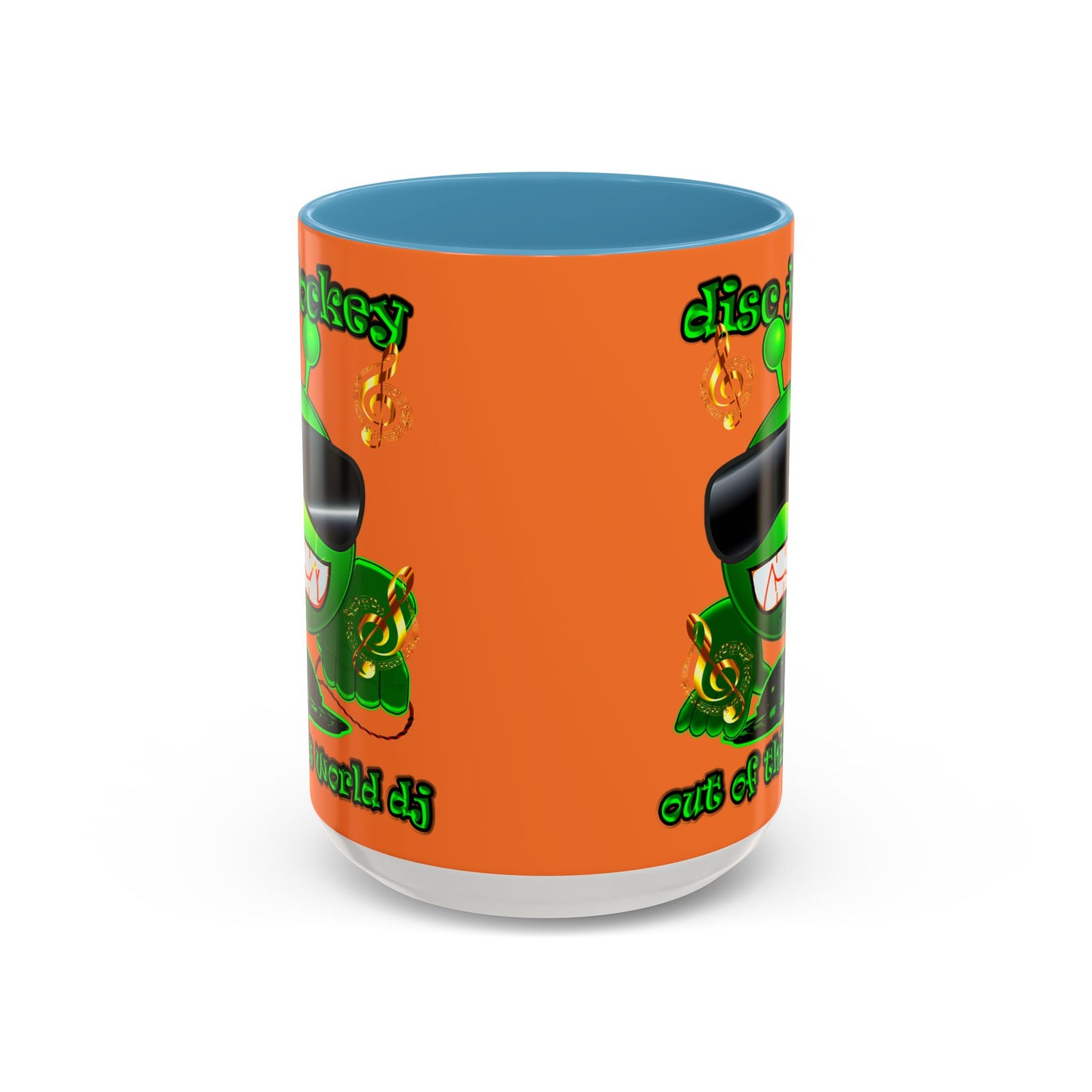 disc jockey - Accent Mug (crusta)