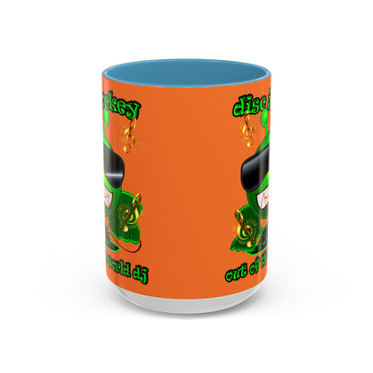 disc jockey - Accent Mug (crusta)