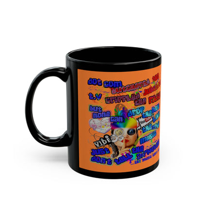 drop the beat - Black Mug (crusta)
