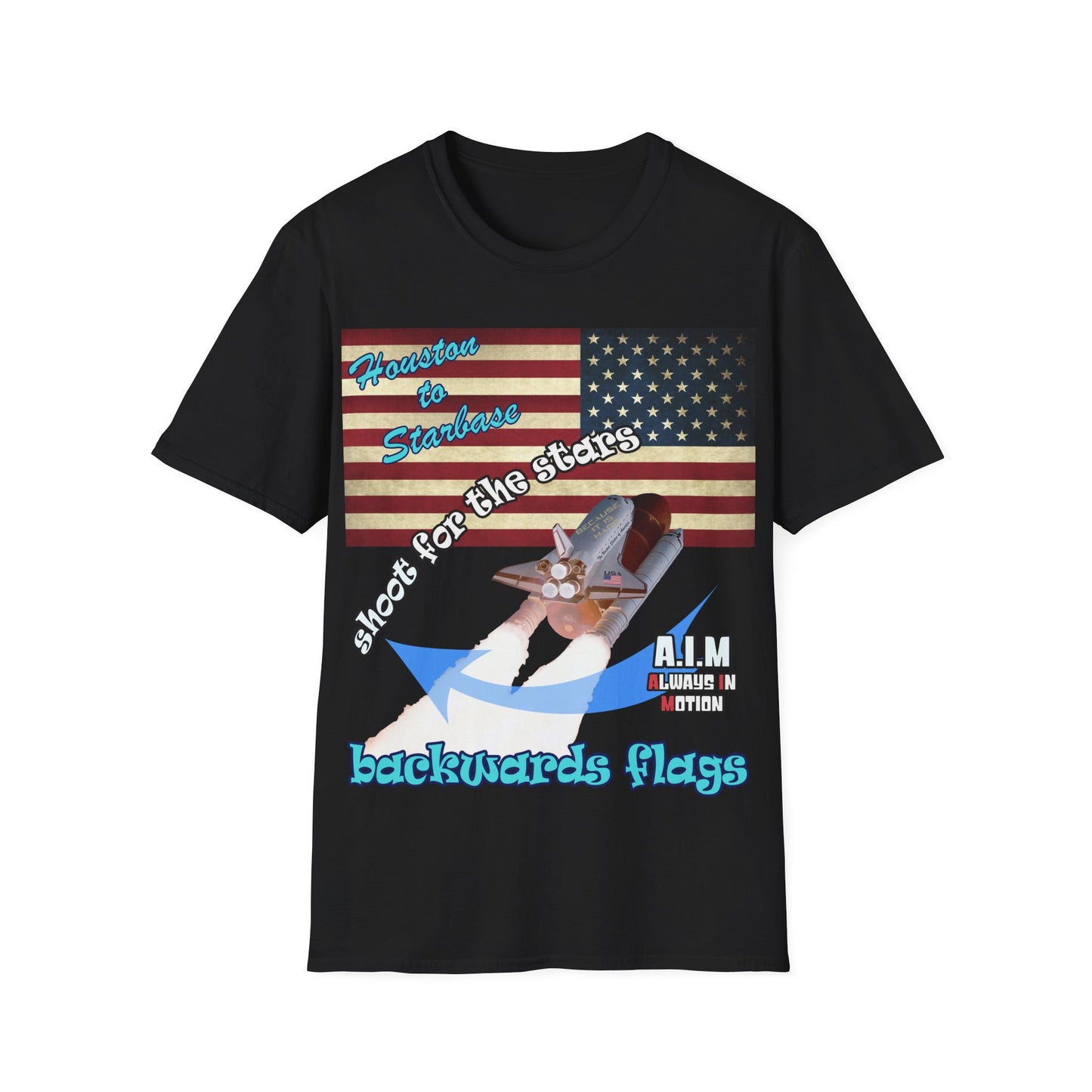 shoot for the stars - Unisex Softstyle T-Shirt