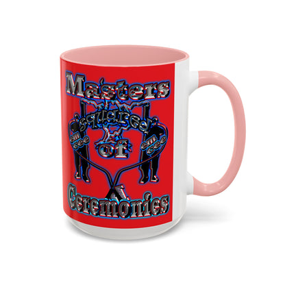 em cee squared - Accent Mug (red)