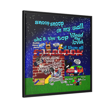 snoops - framed canvas art