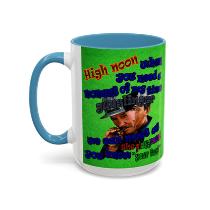 high noon - Accent Mug (green turf)