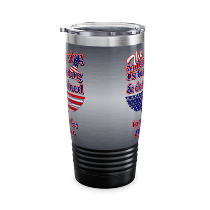 american wing - Ringneck Tumbler, 20oz (brushed nickel)