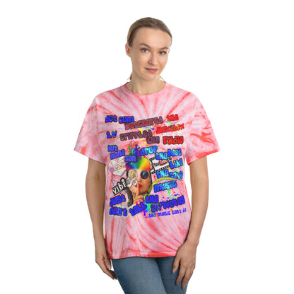 drop the beat - Tie-Dye Tee, Cyclone