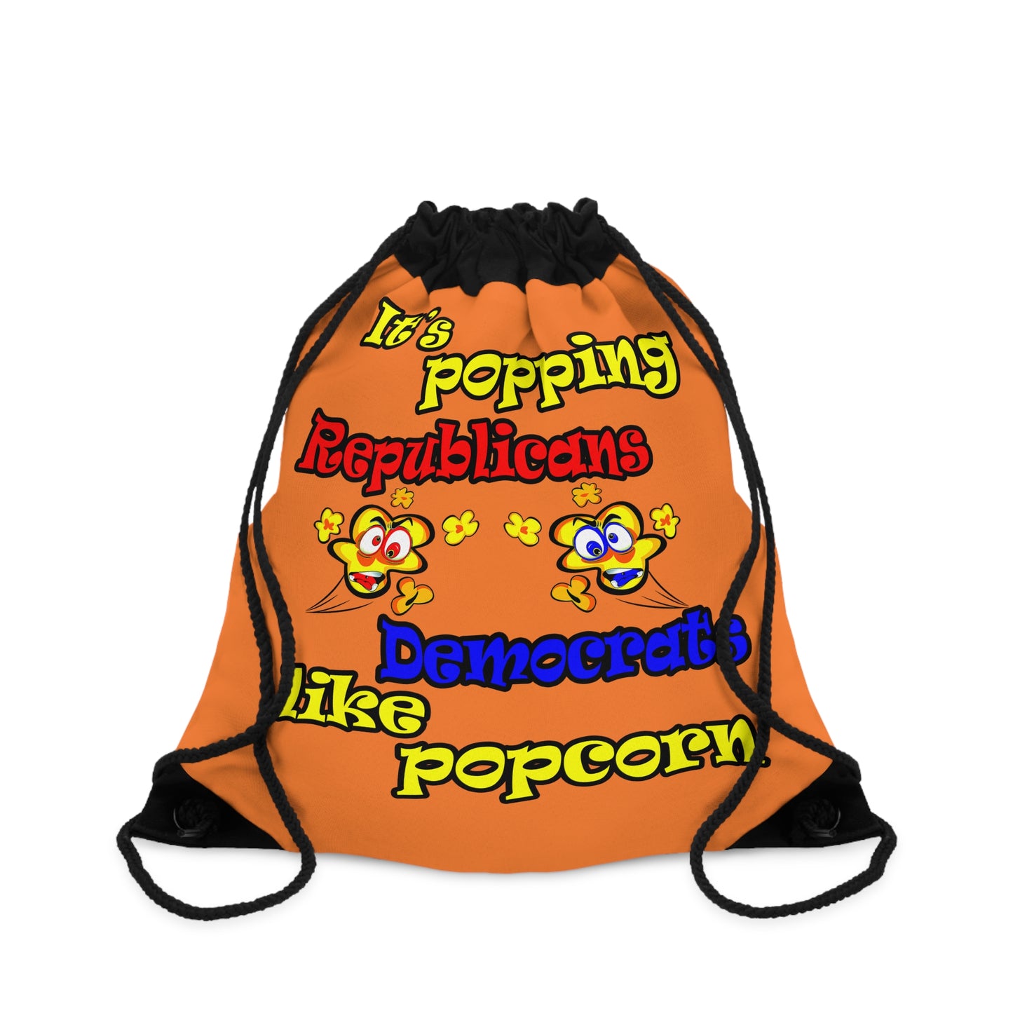 popping like popcorn - Drawstring Bag (crusta)