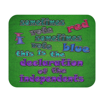 declaration of the independents - Mouse Pad (Rectangle) (green turf)