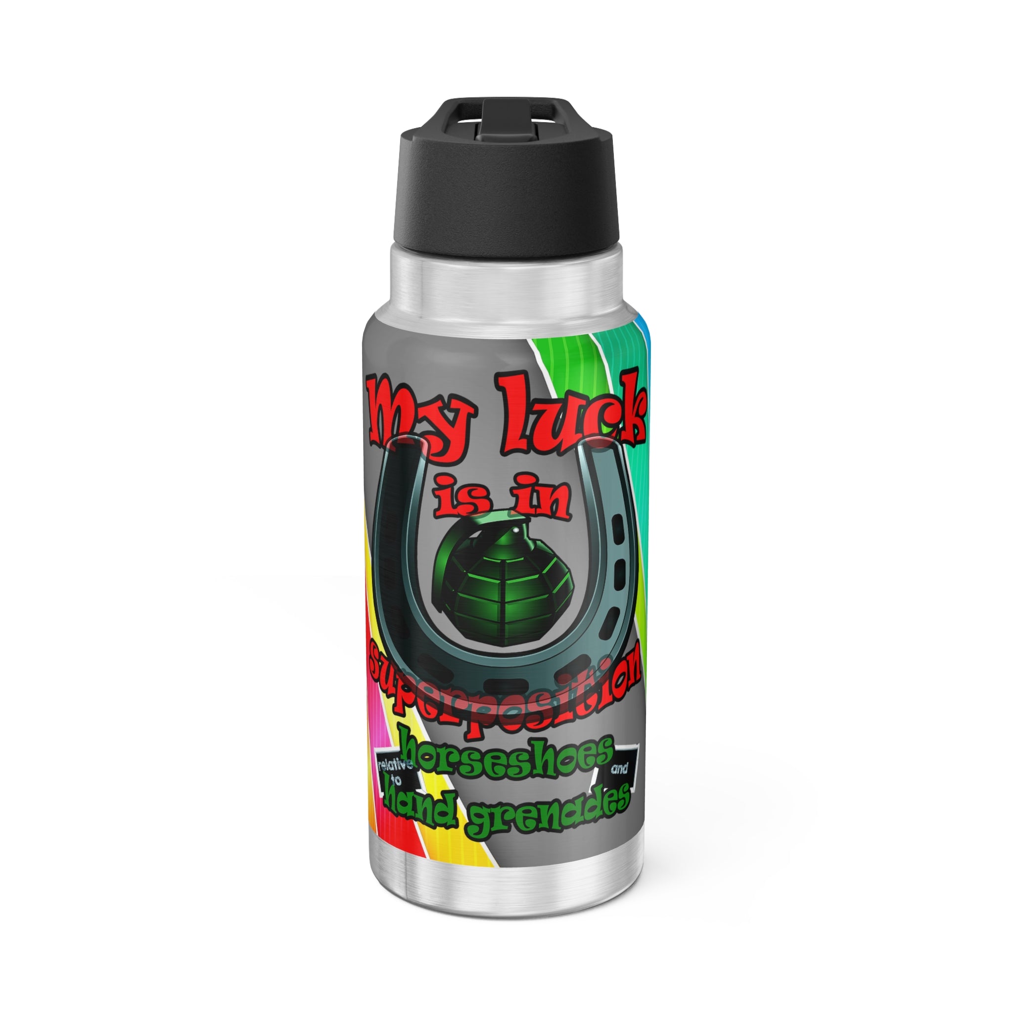 my luck - Gator Tumbler, 32oz  (rainbow split)