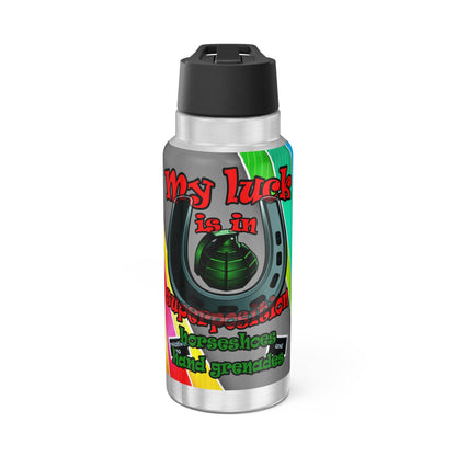 my luck - Gator Tumbler, 32oz  (rainbow split)