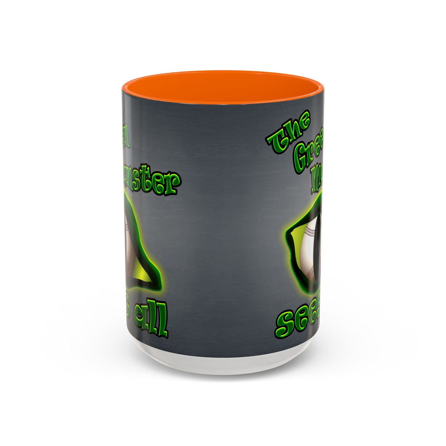green monster - Accent Mug (grey-light grey)
