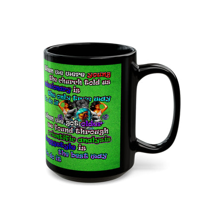 doggystyle - Black Mug (green turf)