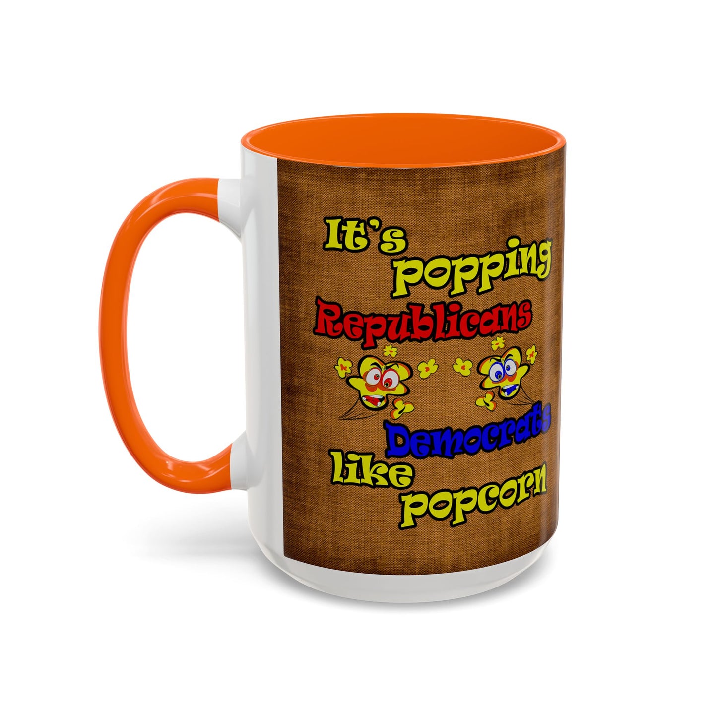 popping like popcorn - Accent Mug (brown papyrus)
