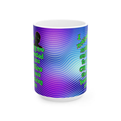 noticed you noticing - White Mug (purple wave)