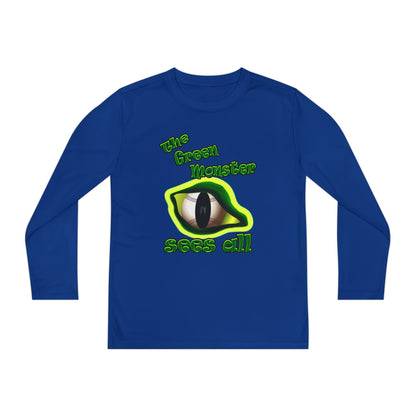 green monster - Youth Long Sleeve Competitor Tee