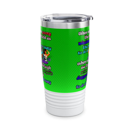 doggystyle - Ringneck Tumbler, 20oz (logo green)