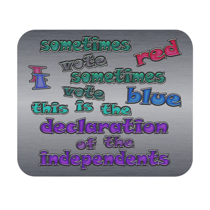 declaration of the independents - Mouse Pad (Rectangle) (brushed nickel)