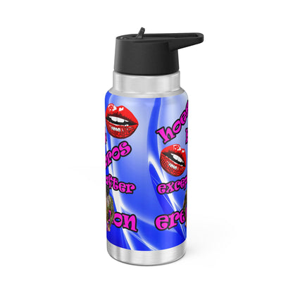 hoes b4 bros - Gator Tumbler, 32oz  (blue-white wave)