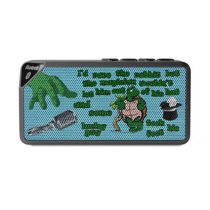 turtle race - Jabba Bluetooth Speaker (faded blue)