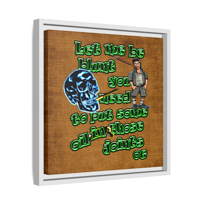 og - framed canvas art (brown papyrus)