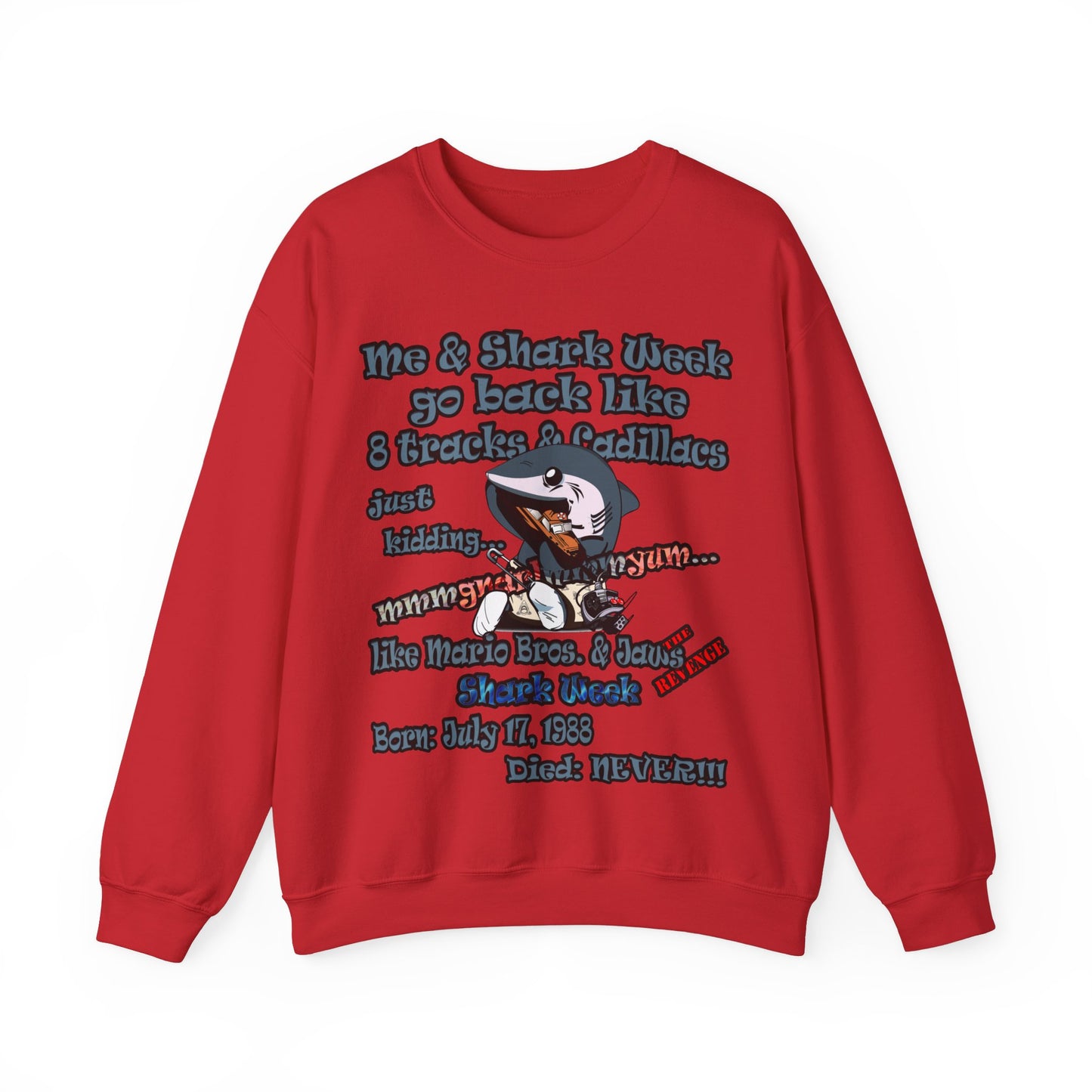 shark week - Unisex Heavy Blend™ Crewneck Sweatshirt