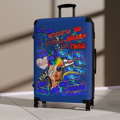 drop the beat - Suitcase (dark blue)