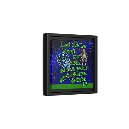 og - framed canvas art ('snoops' background)