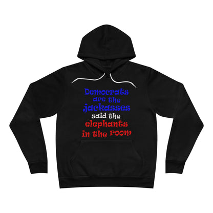 donkeys and elephants - Unisex Sponge Fleece Pullover Hoodie