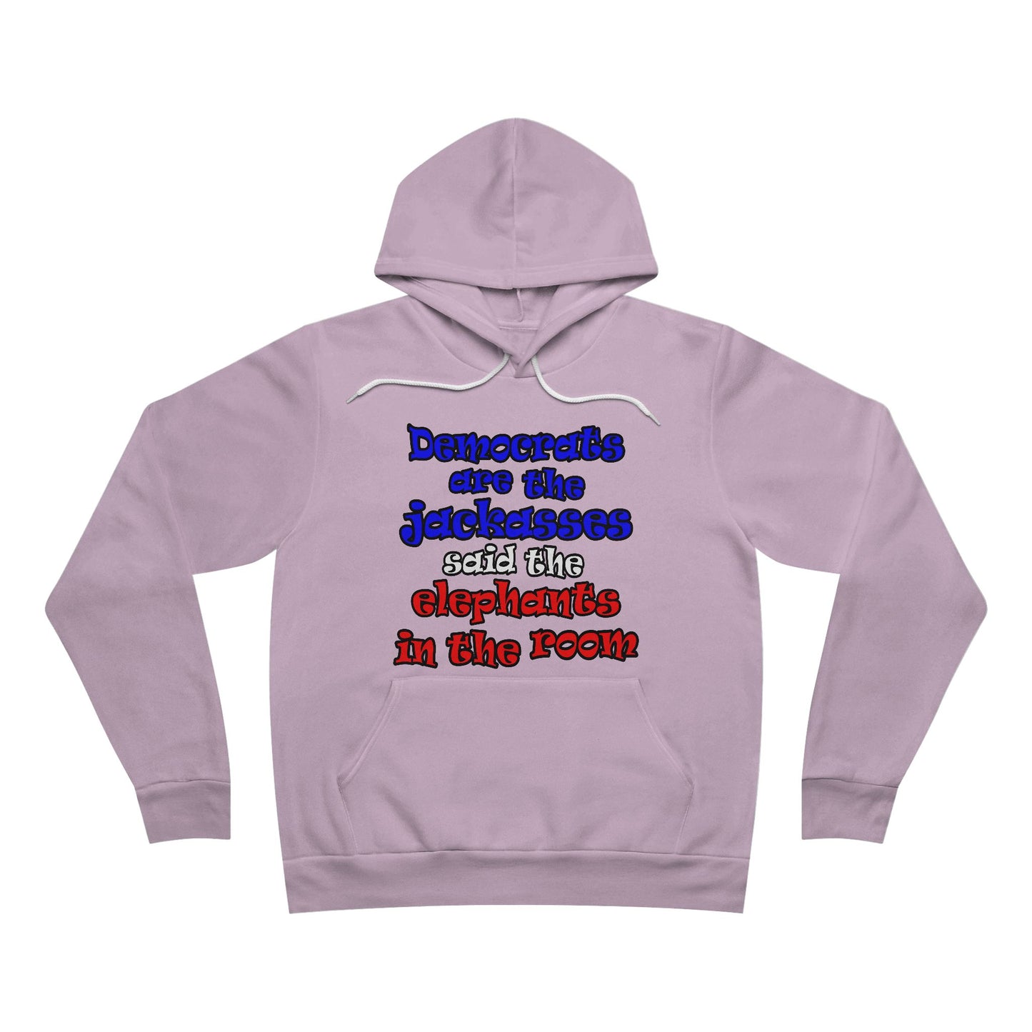 donkeys and elephants - Unisex Sponge Fleece Pullover Hoodie