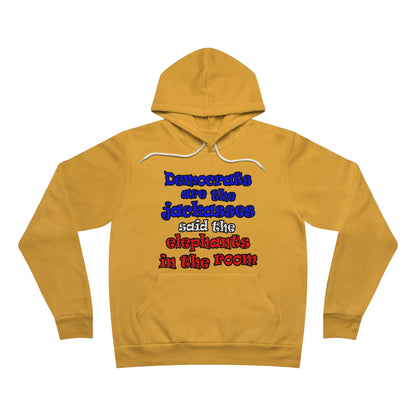 donkeys and elephants - Unisex Sponge Fleece Pullover Hoodie