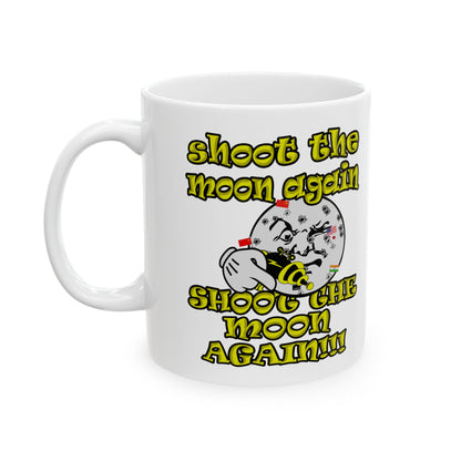 shoot the moon again - White Mug (white)
