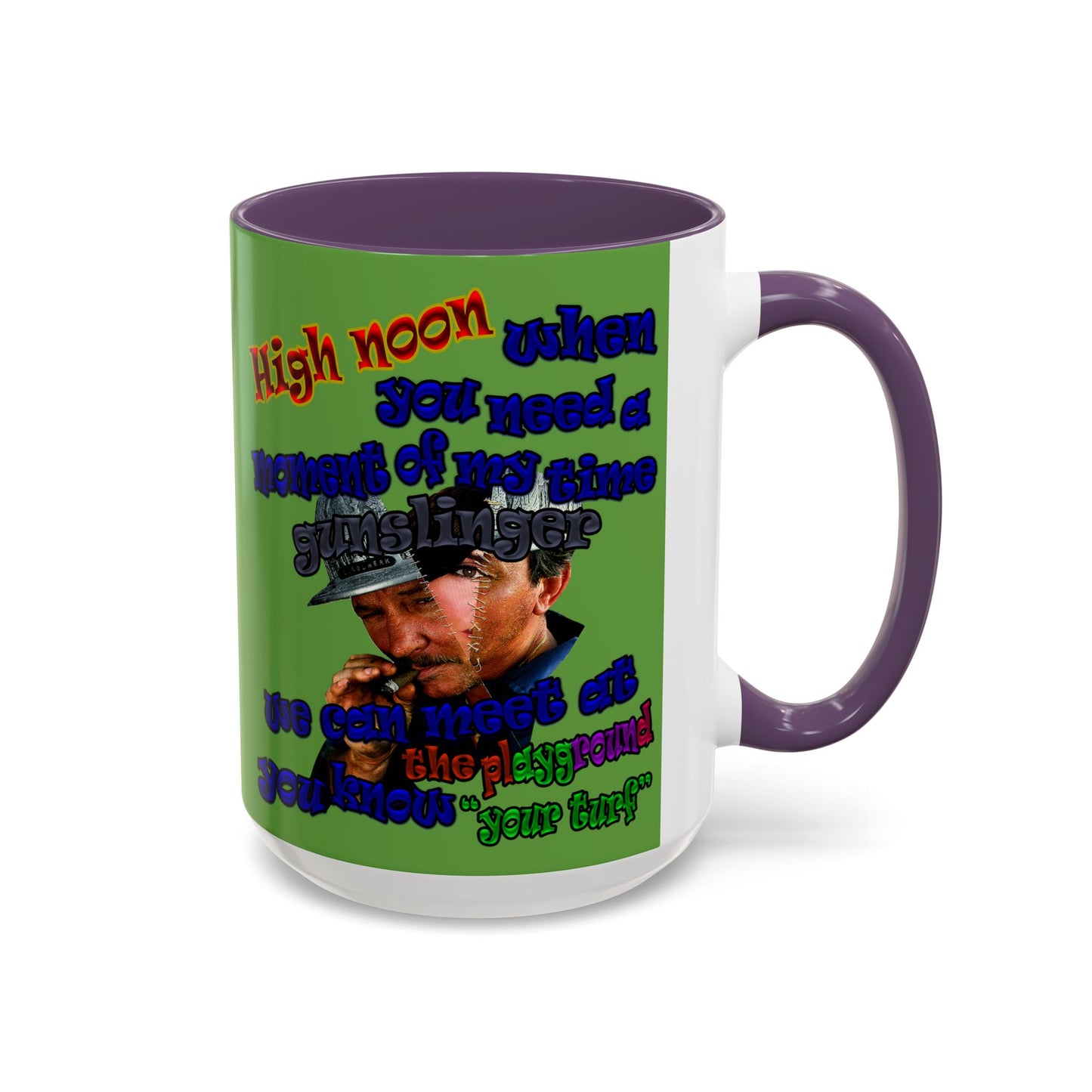high noon - Accent Mug (green)